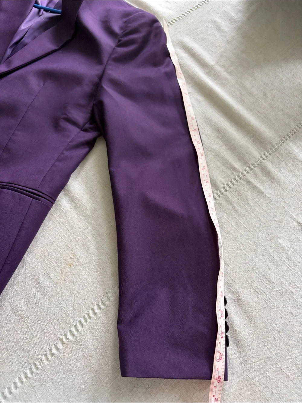 New Men's Purple Blazer – Tailored Modern Fit medium /38R Clemson